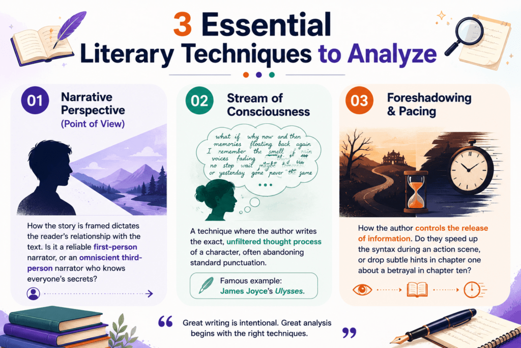 3 Essential Literary Techniques to Analyze