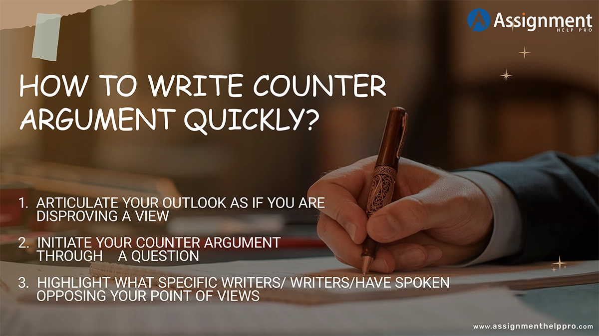 Write Counter Argument Quickly