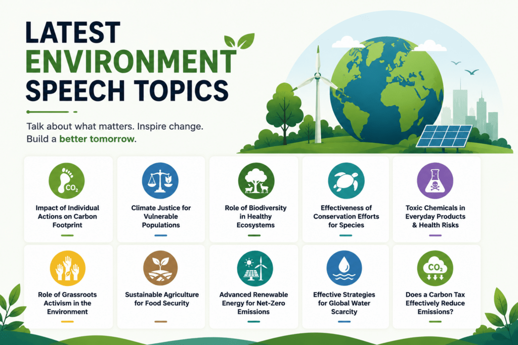 Latest Environment Speech Topics