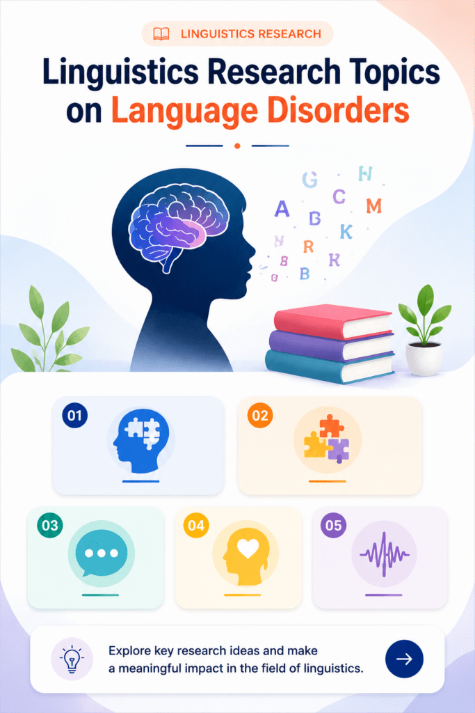 Linguistics Research Topics on Language Disorders