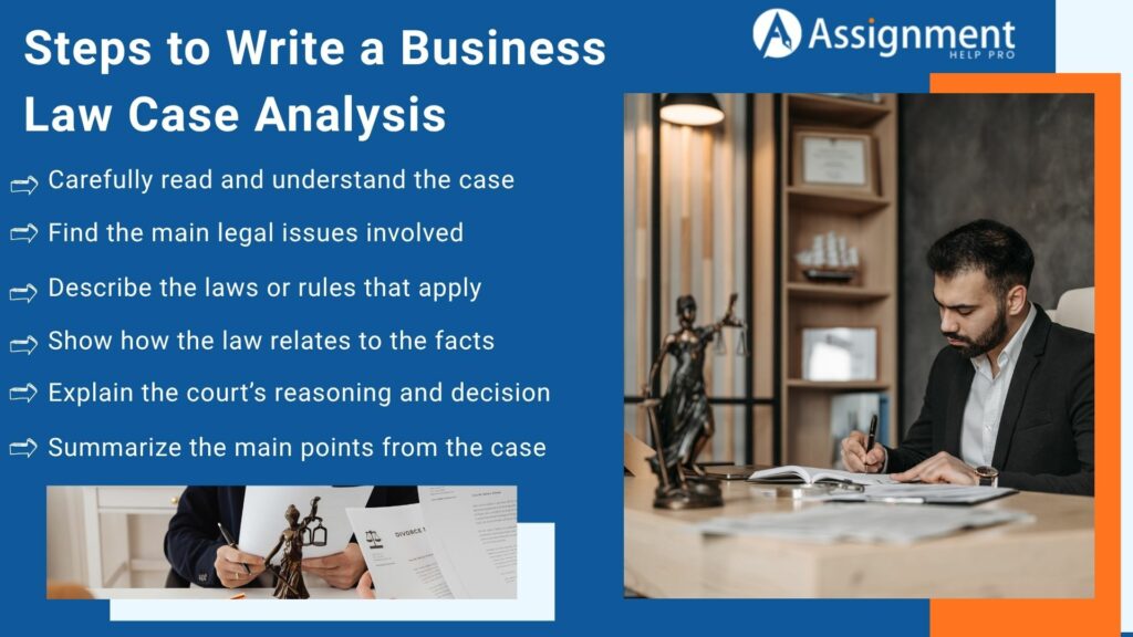 Steps to Write a Business Law Case Analysis
