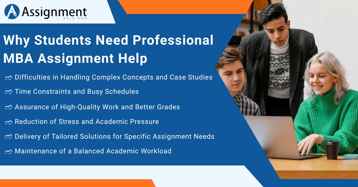 Why Students Need Professional MBA Assignment Help